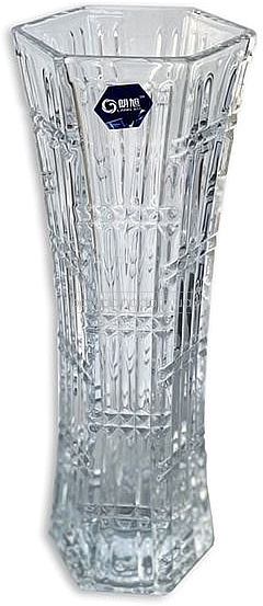 Ваза Lucy Галерея стекла и фарфора 83000308_YBCG-VD-9 Crystal 29 см