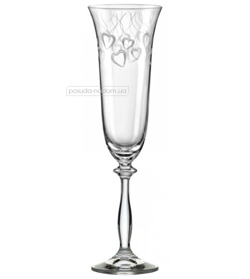 Набір бокалів для шампанського Bohemia 40600/285776/190/2 Angela 190 мл