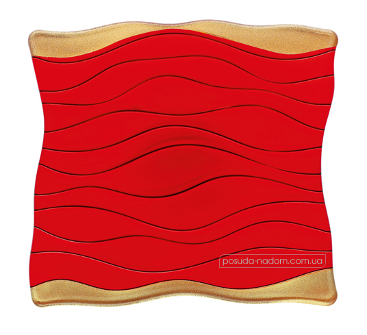 Тарелка квадратная Nachtmann PN-16499 Ocean red-gold