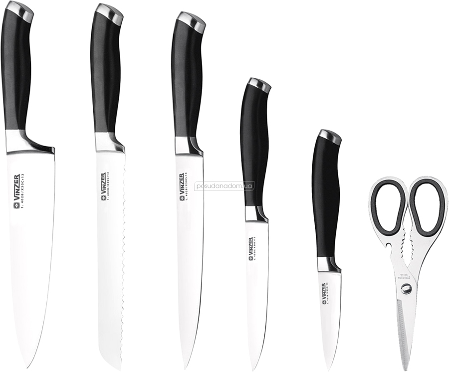 Набор ножей Vinzer 89107 (69107) CANVAS, недорого