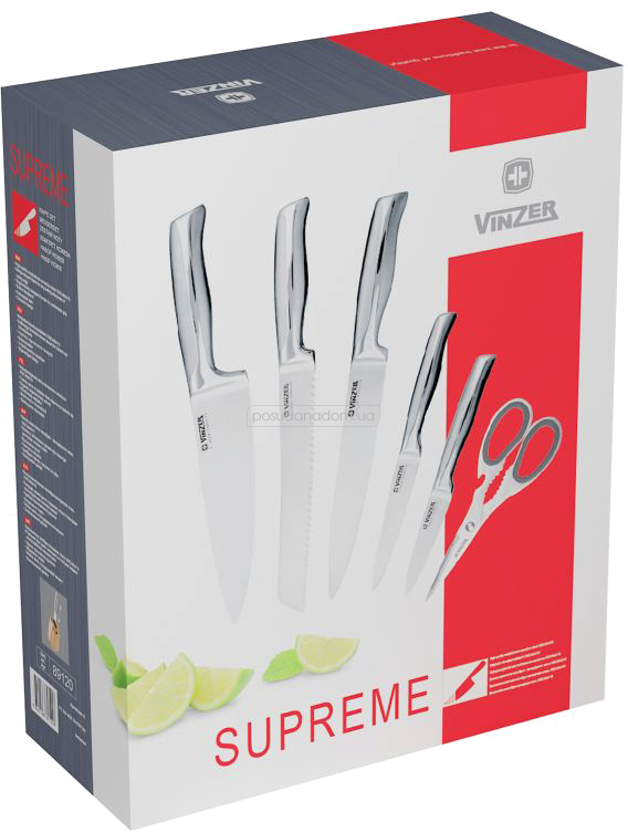 Набор ножей Vinzer 89120 (69120) SUPREME, недорого