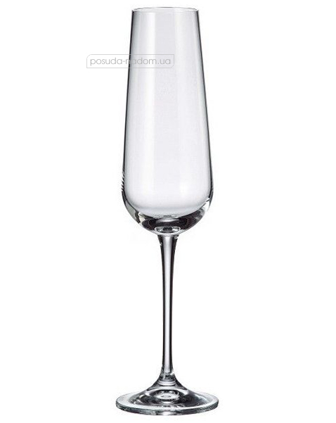 Набір бокалів для шампанського Bohemia 1SF57/00000/220 Amundsen 220 мл
