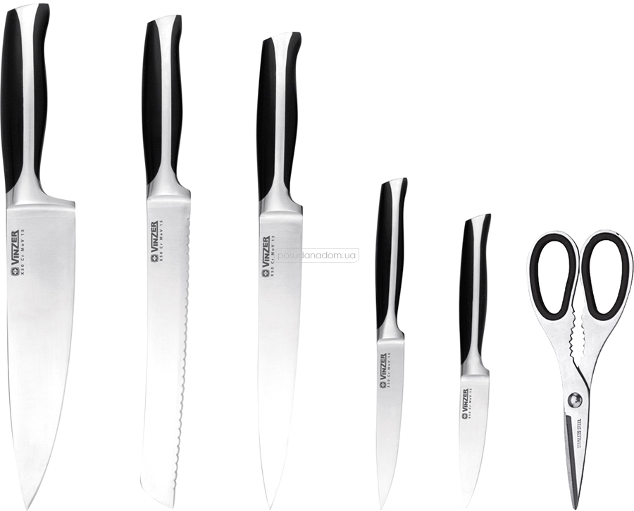 Набор ножей Vinzer 50119 Chef, цвет