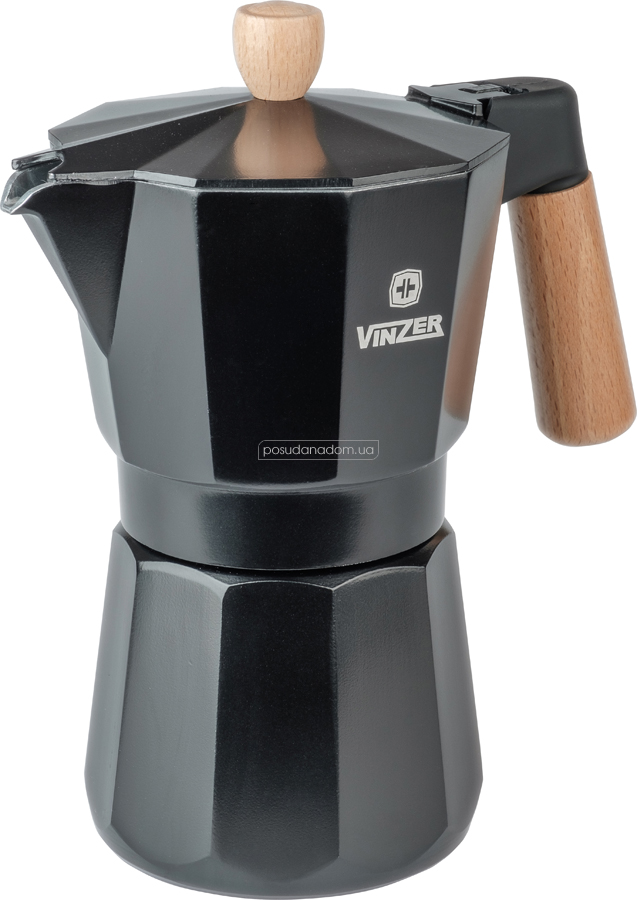 Кофеварка гейзерная Vinzer 89382 Latte Nero 0.3 л