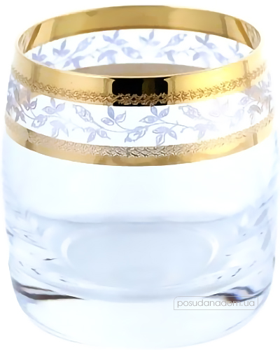 Склянка для віскі Bohemia 25015-43081-230-1 Ideal золото 230 мл