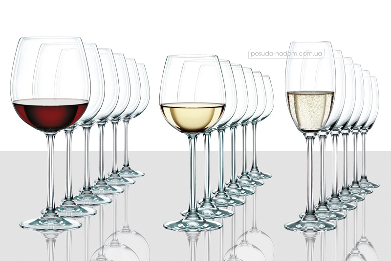 Набір келихів для білого, червоного вина та шампанського Nachtmann PN-18997 Vivendi 730 мл