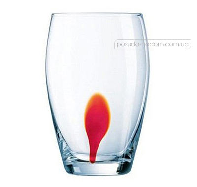 Набір склянок Luminarc e5230 Drip Red 350 мл