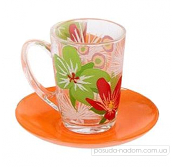 Чайный сервиз Luminarc c5943 Pop Flowers Orange