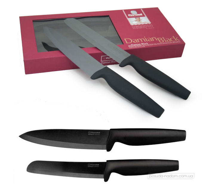 Набір ножів Rondell RD-464 Damian Black
