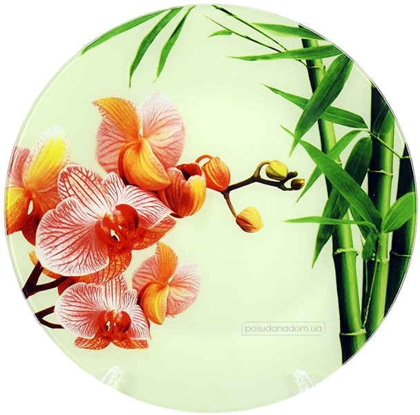 Блюдо Interos S3012/S074 Орхидея роз 30 см