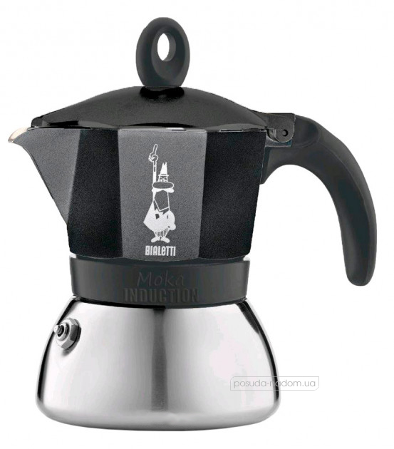 Гейзерная кофеварка Bialetti 0004813 Moka induction 0.4 л