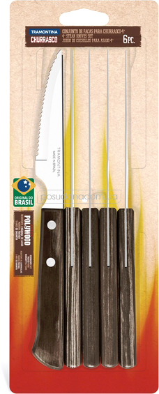 Набір ножів для стейку Tramontina 21109/694 Barbecue POLYWOOD, каталог