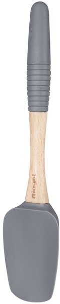 Лопатка силіконова з деревяною ручкою універсальна Ringel RG-5128/3 Grey line, цвет