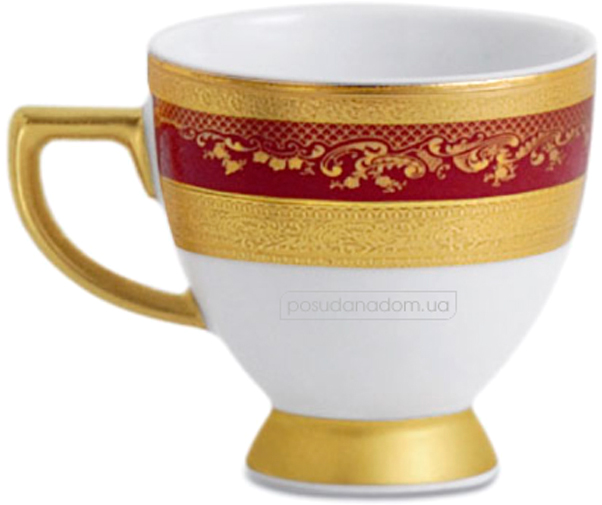Сервіз кавовий Espresso Бордо Zepter LP-3201-BR Royal Gold