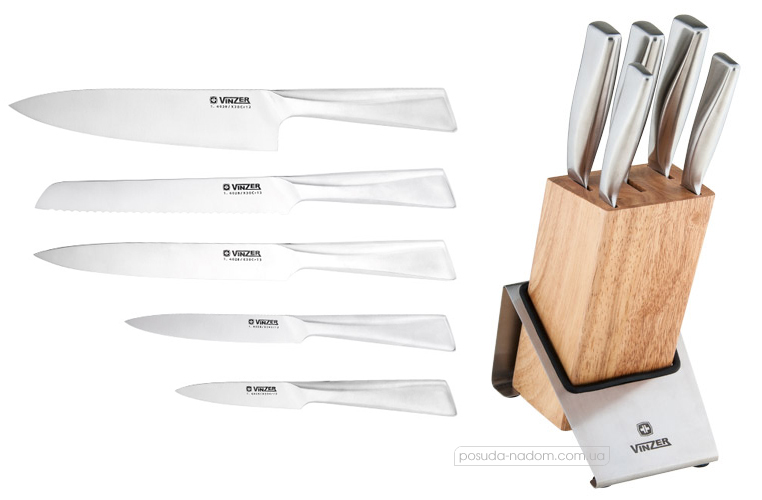 Набор ножей Vinzer 89121 (50121) ROCK