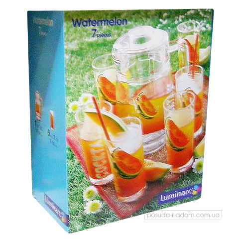 Комплект для напоїв Luminarc D7021 WATERMELON 1.6 л