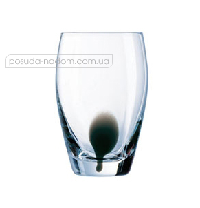 Набір склянок Luminarc E5233 DRIP black 350 мл