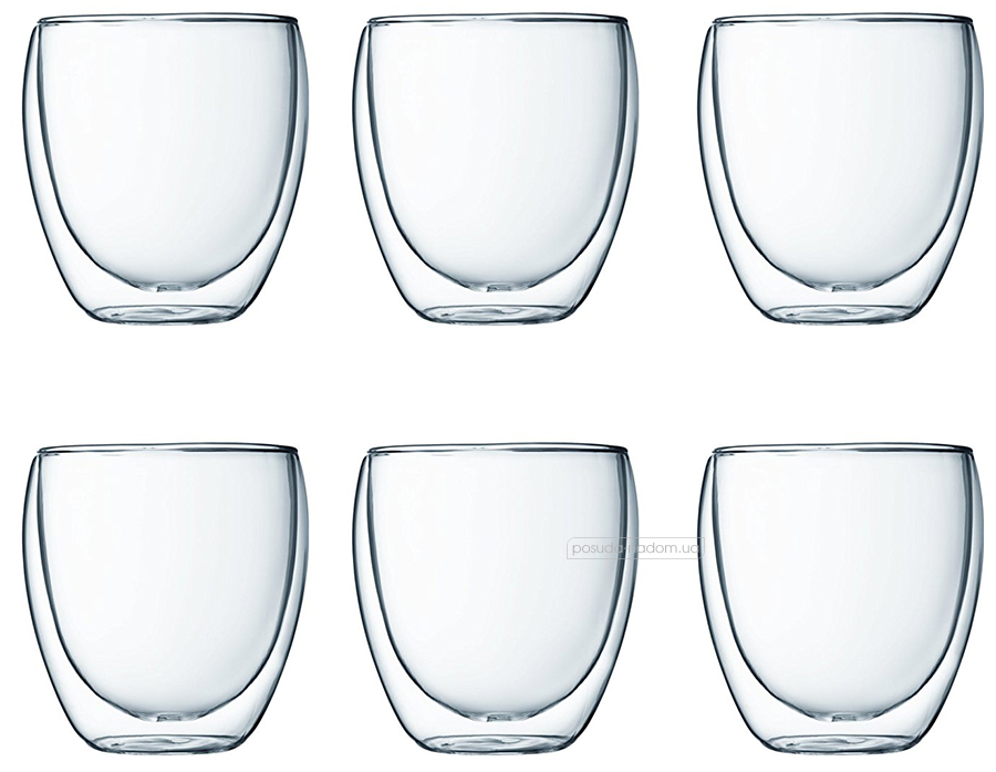 Набір склянок із подвійними стінками Bodum 4558-10-12 250 мл