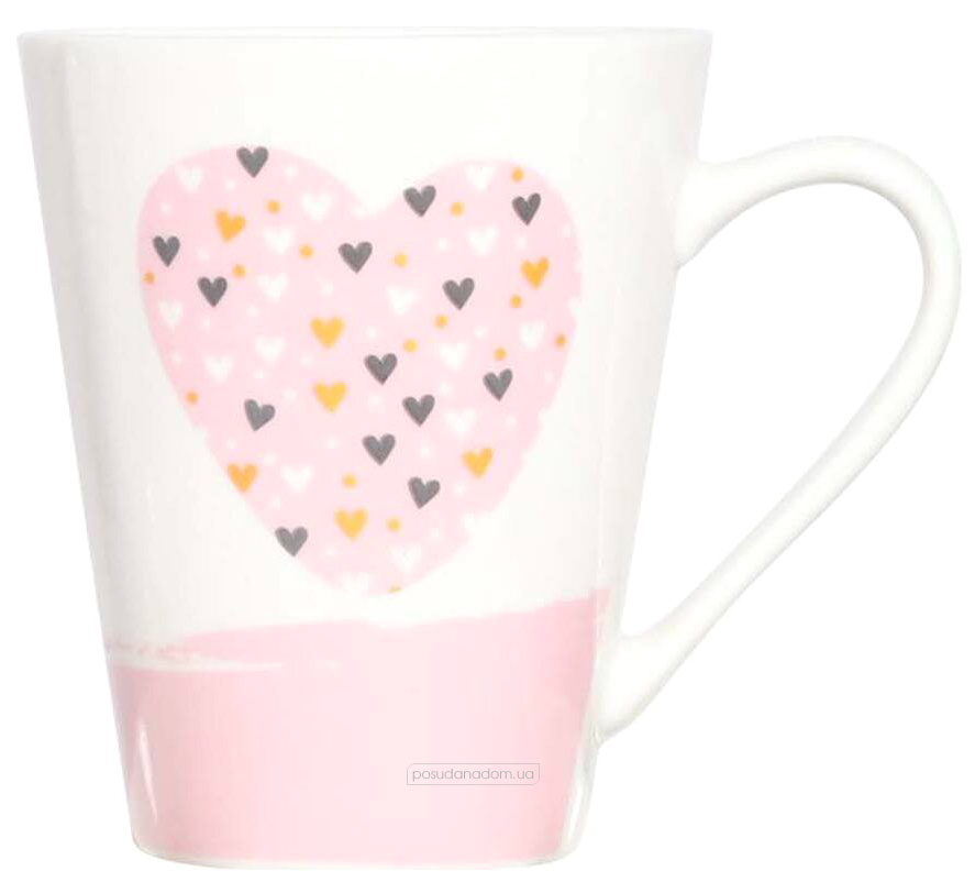 Чашка для чаю, кава Fiora 51617272 Romantique Heart 320 мл