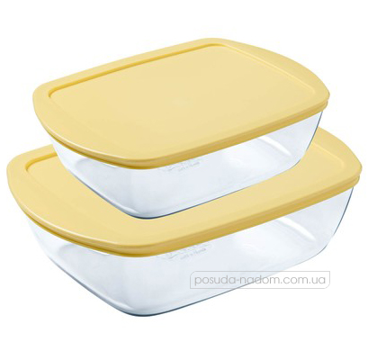 Набор форм Pyrex 912S945 Butter Yellow 2.5 л