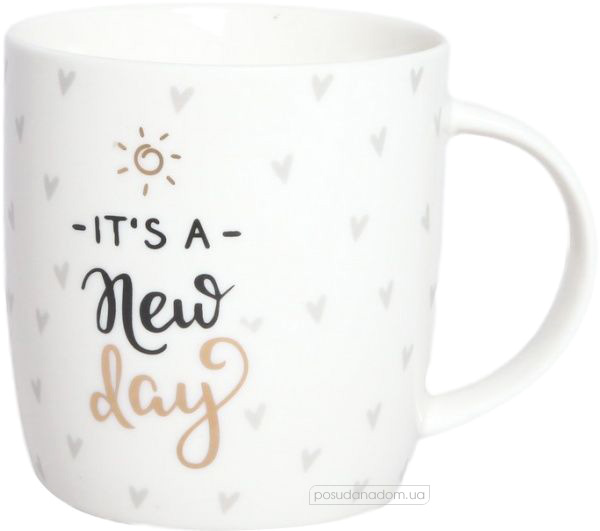 Чашка для чаю, кава Fiora 51617295 It's a New Day 360 мл