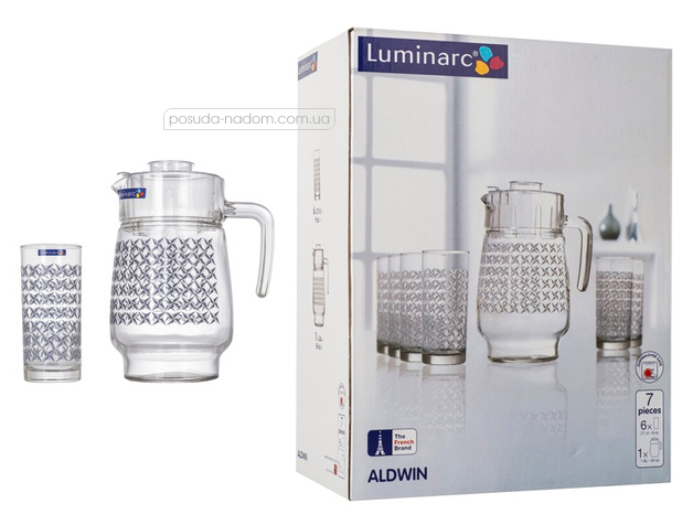 Комплект для напоїв Luminarc L2418 ALDWIN 1.6 л