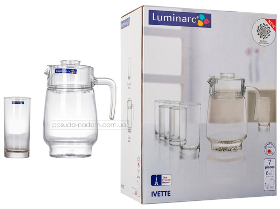 Комплект для напитков Luminarc L5800 IVETTE 1.6 л