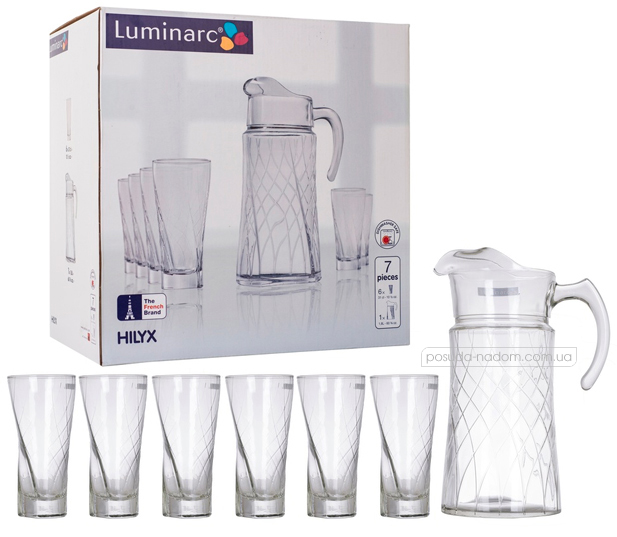 Комплект для напитков Luminarc L4600 HILYX 1.3 л