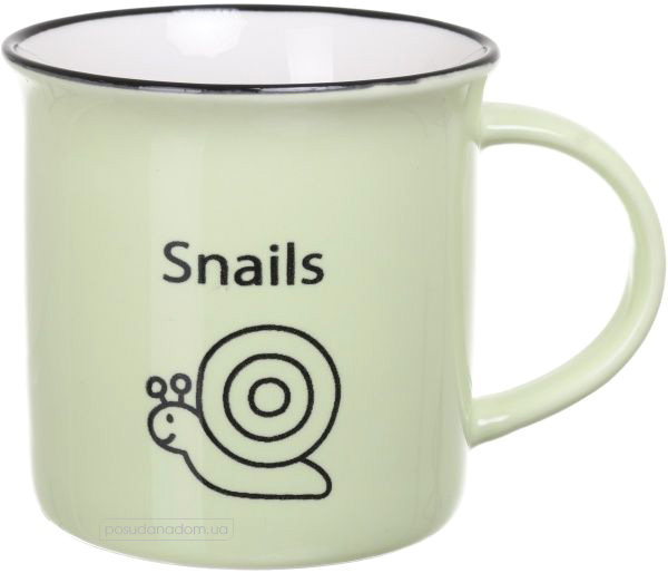 Чашка для чая, кофе Fiora 52233757 Small Friends Snails 225 мл