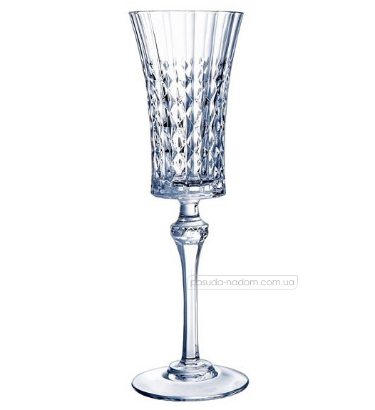 Набір келихів для шампанського Cristal DArques H8117 DIAMAX Lady Diamond 180 мл