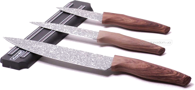 Набор ножей на магнитной планке Kamille KM-5148