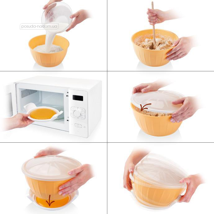 ≡ 🍽️ Миска для замешивания теста Tescoma 630381 DELICIA 26 см купить в ...