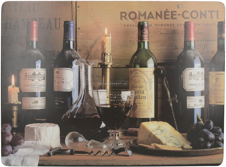 Набір пробкових підставок під тарілки LIFETIME BRANDS 5234257 Vintage Vine