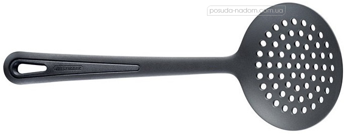 Espumadera Plastic Kitchen Skimmer Spoon Cooking Slotted Colander - Black,  30 cm / 11.8 large