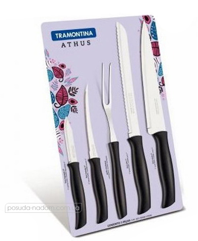 Набор ножей Tramontina 23099-085 ATHUS black