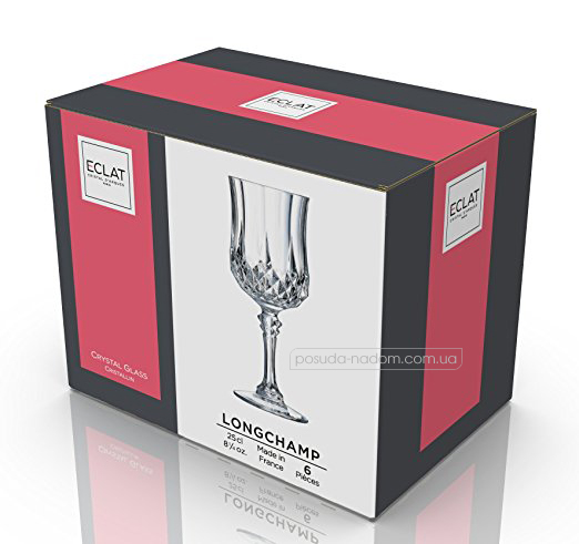 Набір келихів для вина Eclat L7550 LONGCHAMP 250 мл, каталог