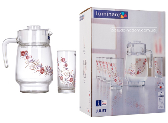 Комплект для напоїв Luminarc L5804 JULIET 1.6 л