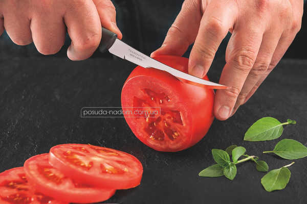 Нож для томатов Tramontina 23428/165 PLENUS grey 12.7 см, недорого