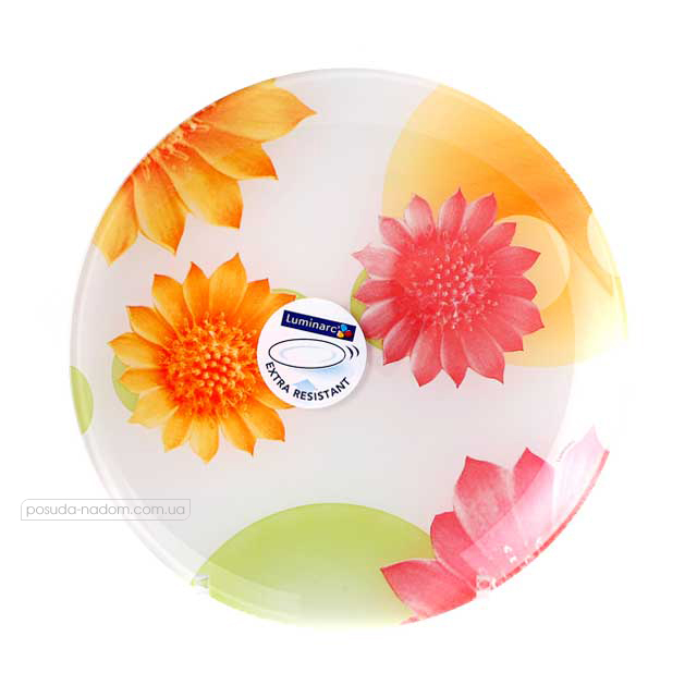Тарелка десертная Luminarc G1058 FLOWERS DREAM orange
