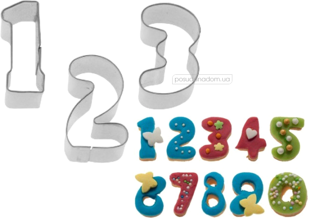 Форми для печива цифри 0-9 WESTMARK W35382280