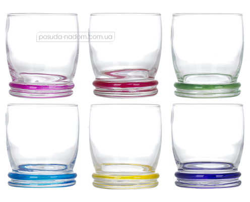Набір склянок Luminarc N0754 Cortina Rainbow 310 мл
