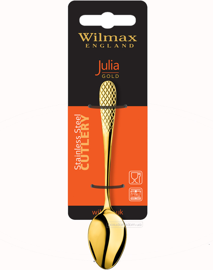 Набір кавових ложок Wilmax WL-999235/2B Julia Vysotskaya Gold 2 пред.