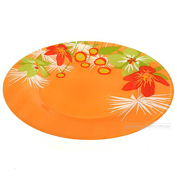 Тарелка обеденная Luminarc C5933 POP FLOWERS Orange