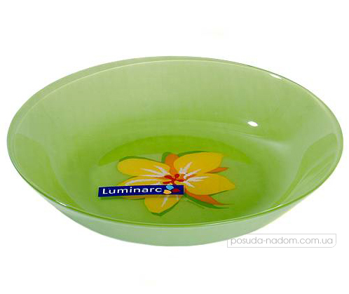 Тарілка супова Luminarc C5929 POP FLOWERS Green