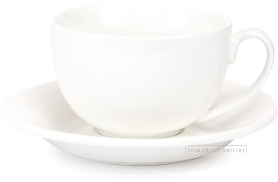Чашка чайная с блюдцем Wilmax WL-993190/AB 300 мл