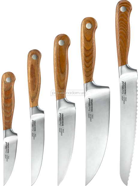 Набор ножей Tescoma 884850 FEELWOOD, каталог