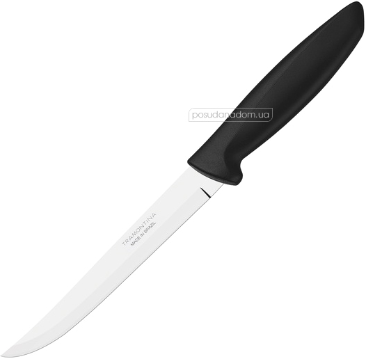 Нож для нарезки Tramontina 23441/106 PLENUS black 15 см
