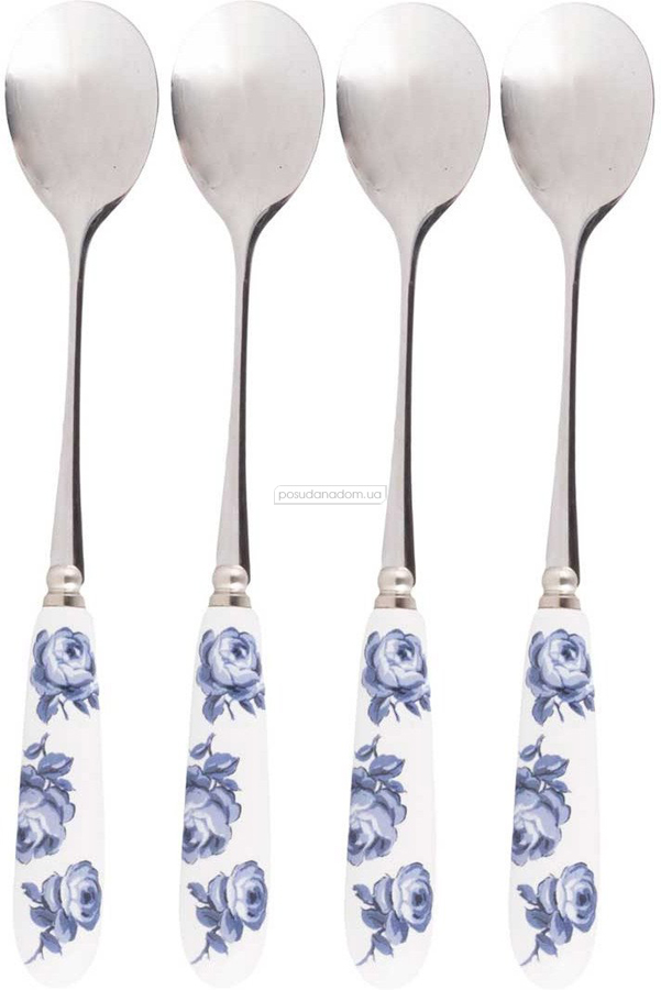 Набор чайных ложек Lifetime Brands KA5176112 Vintage Indigo 4 пред.