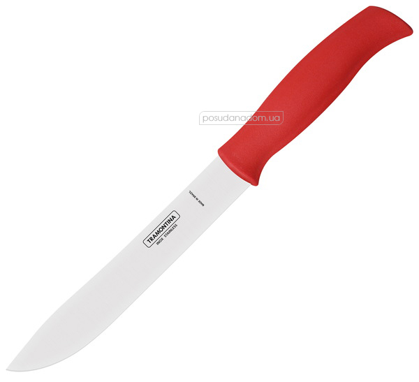 Нож кухонный Tramontina 23663/177 SOFT PLUS red 18 см
