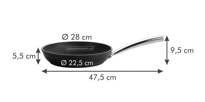 Сковорода Tescoma 602628 PRESIDENT 28 см, недорого